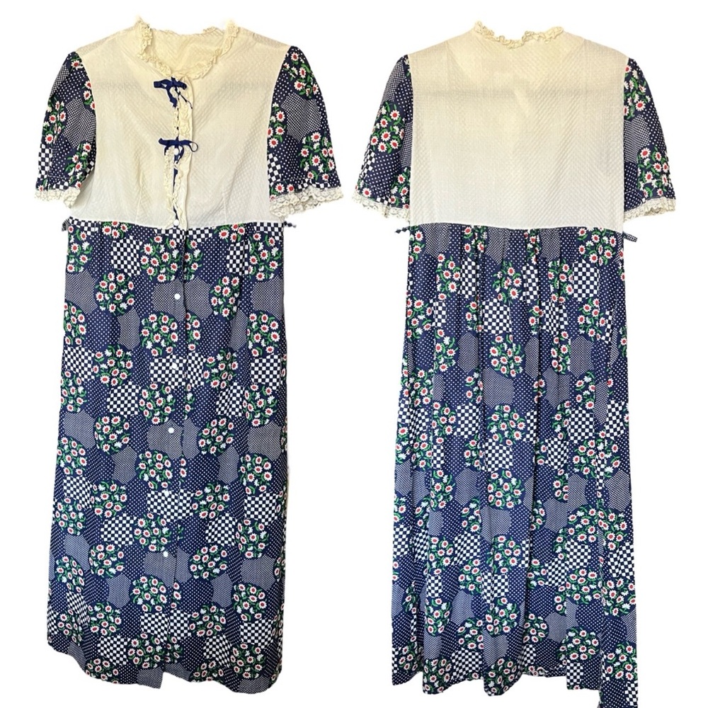 Vtg housecoat dress